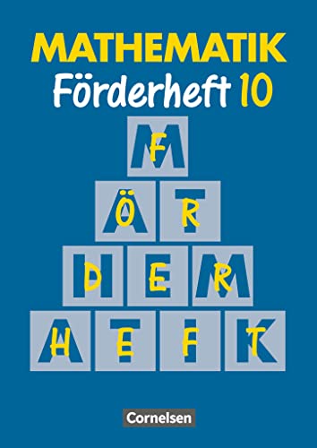 Mathematik, Neue Ausgabe für Sonderschulen, Förderhefte, H.10 (Mathematik Förderschule: Förderhefte) von Cornelsen Verlag GmbH